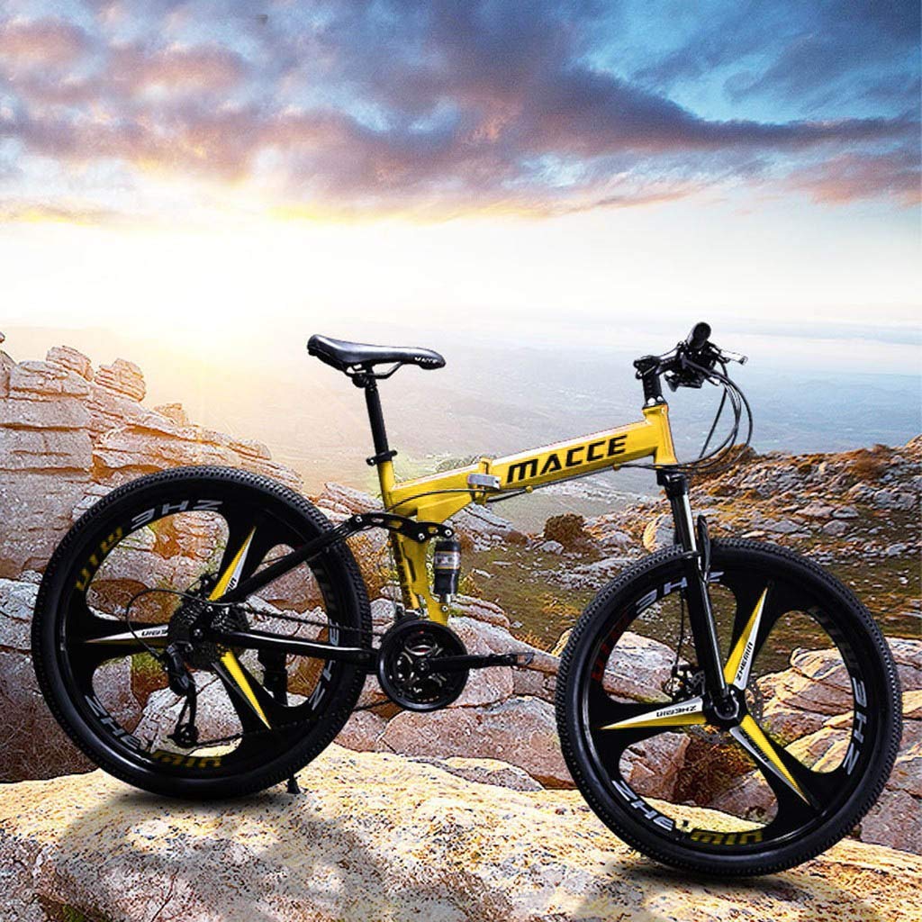 QWAXTRIW Adult Road Racing Bike 24Inch 21Speed Folding Mountain
